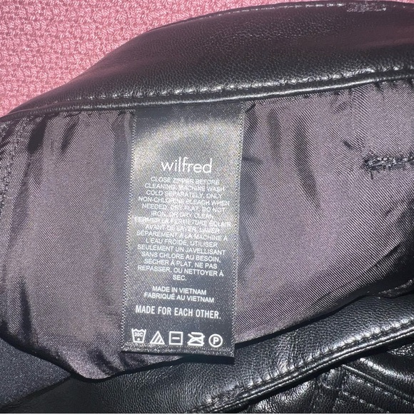 Aritzia Wilfred The Melina Pant Black size 10 - Picture 11 of 12